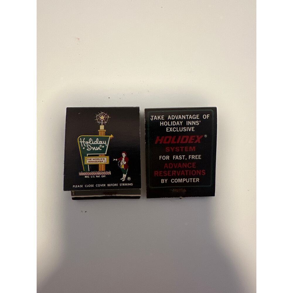 Vintage Holiday Inn Matchbook Unstruck Matches Waterloo Iowa 2 Books